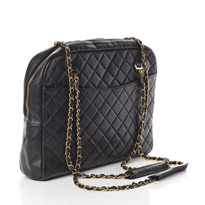 Chanel Lambskin Quilted Shoulder Bag Black 3 of 11