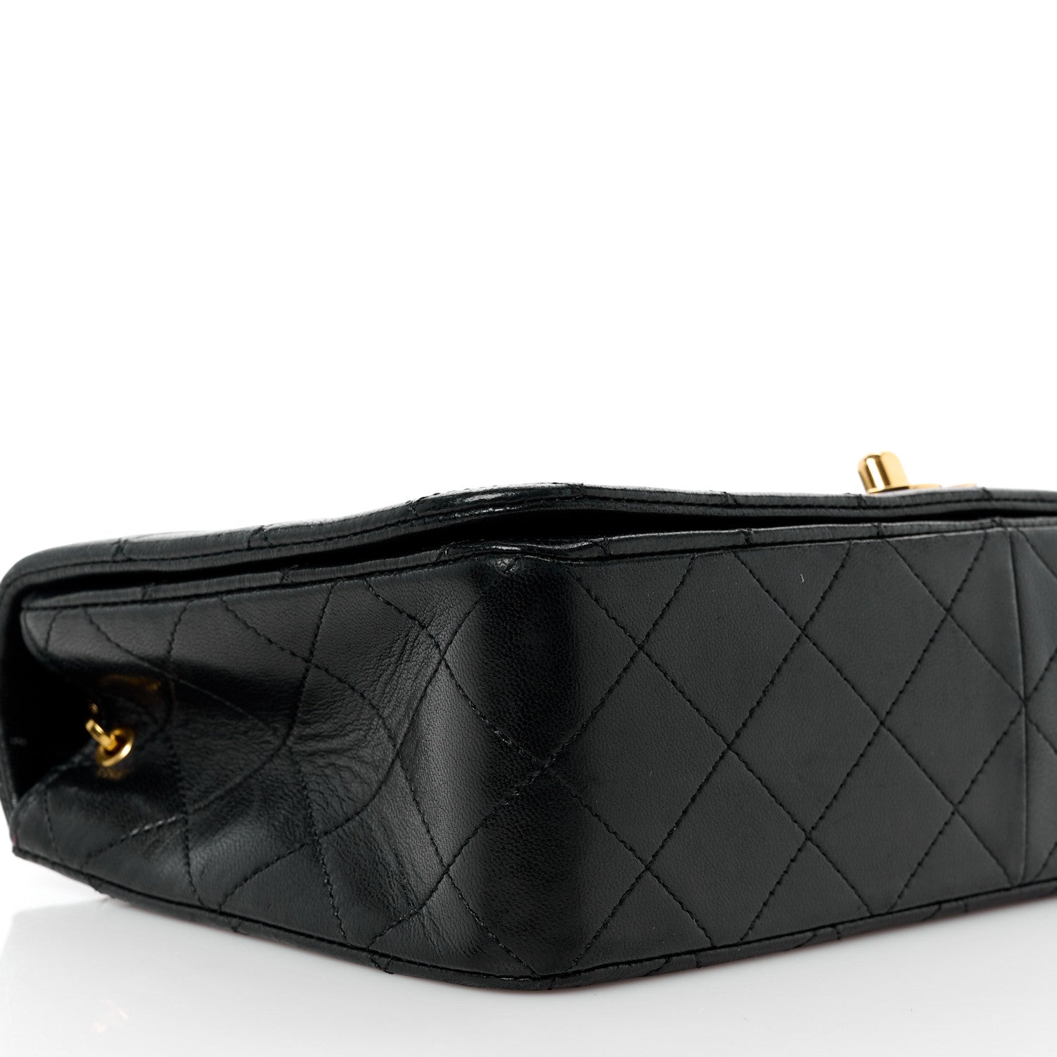 Chanel Lambskin Quilted Small Single Flap Black 11 of 12