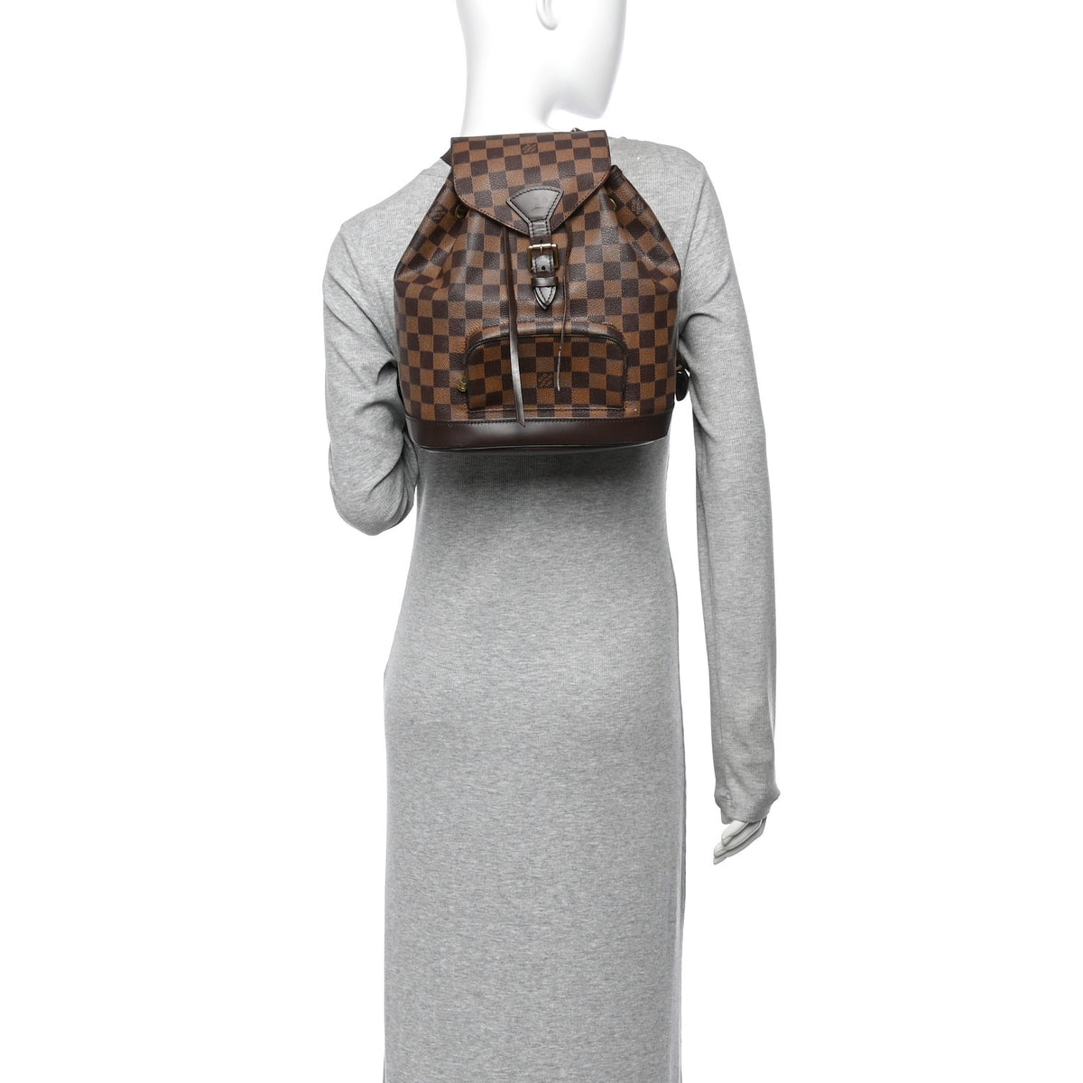 Louis Vuitton Damier Ebene Montsouris MM Backpack 3 of 27