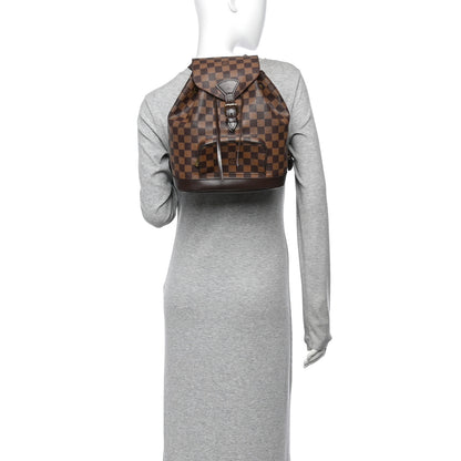 Louis Vuitton Damier Ebene Montsouris MM Backpack 3 of 27