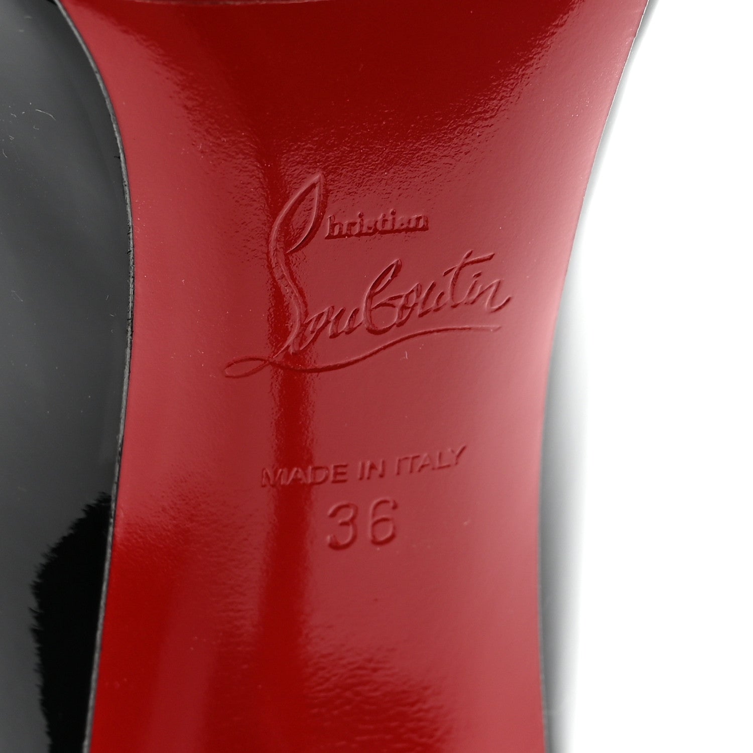 Christian Louboutin Patent Miss Z 80 Pumps 36 Black 7 of 9