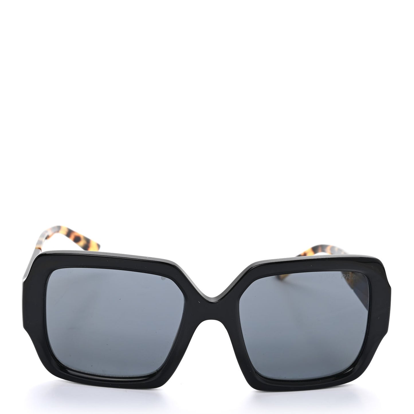 Oversized Monochrome Sunglasses SPR 21X Black Tortoise