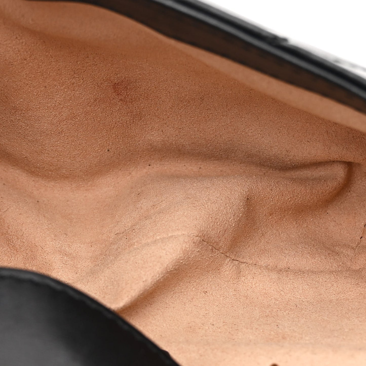 Calfskin Matelasse Super Mini GG Marmont Shoulder Bag Black