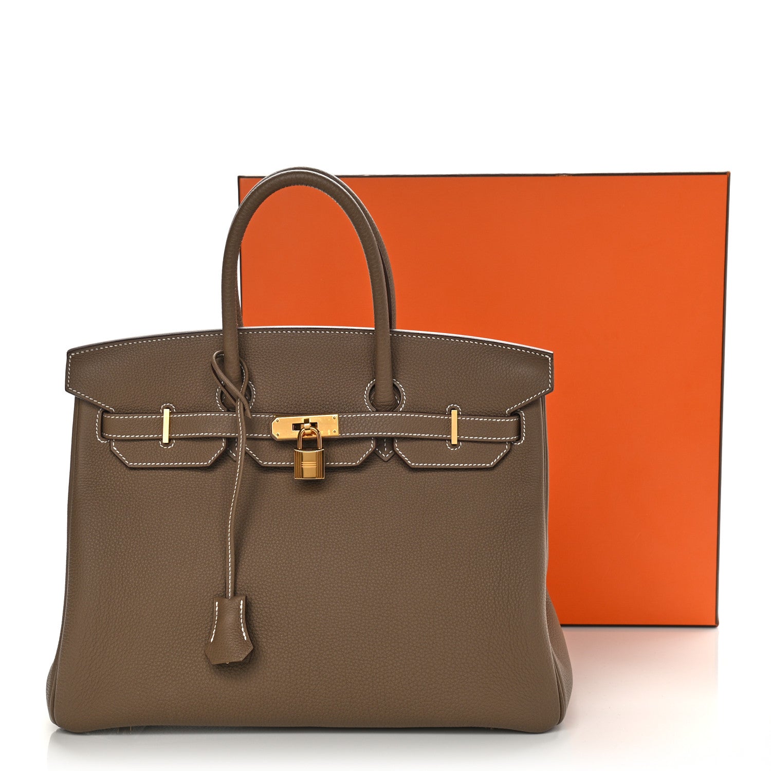 Hermes Togo Birkin 35 Etoupe 12 of 12
