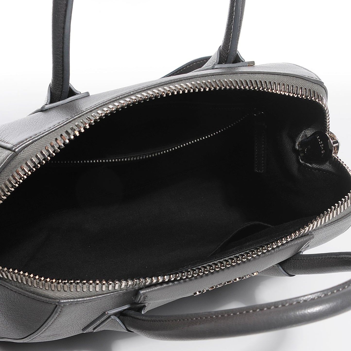 Sugar Goatskin Small Antigona Dark Grey