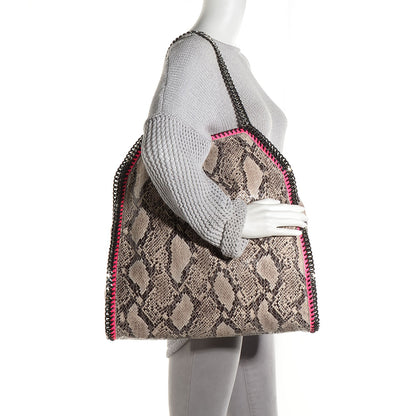 Stella McCartney Faux Python Falabella Tote 2 of 10