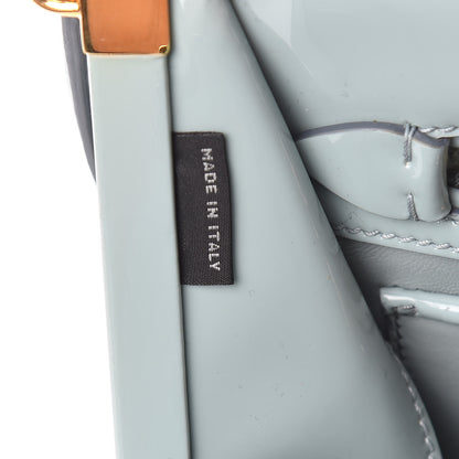 Miu Miu Patent Top Handle Bag Blue 7 of 9