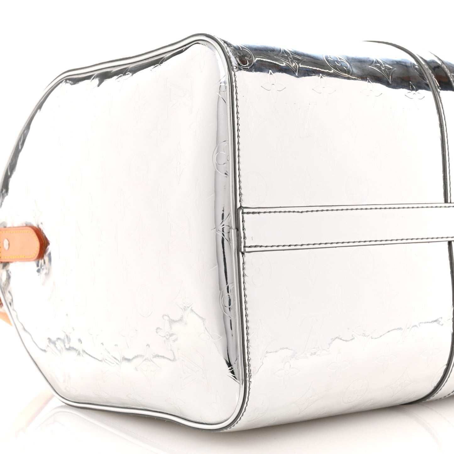 Monogram Mirror Keepall Bandouliere 50 Silver