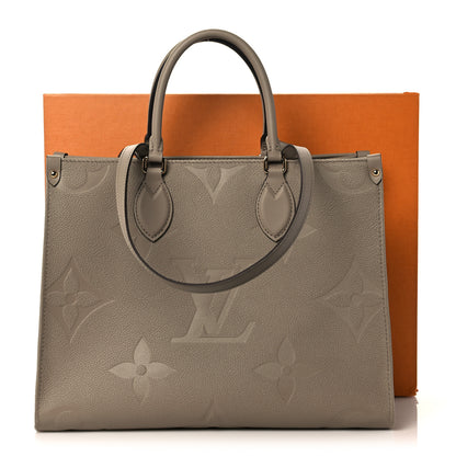Louis Vuitton Empreinte Monogram Giant Onthego MM Tourterelle 9 of 9