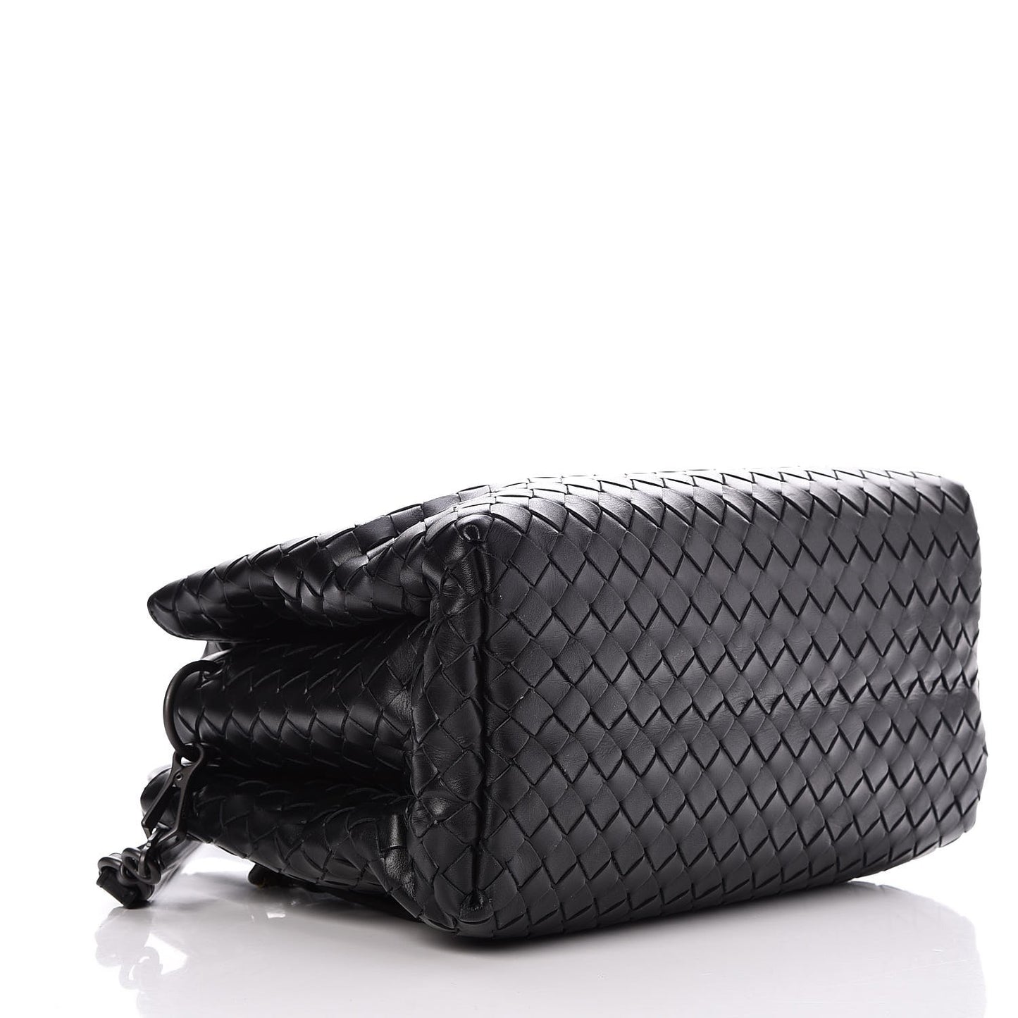 Nappa Intrecciato Baby Roma Tote Nero Black
