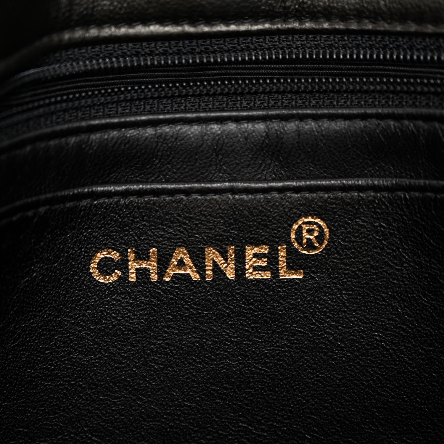 Chanel Lambskin Quilted Shopping Tote Black 6 of 10