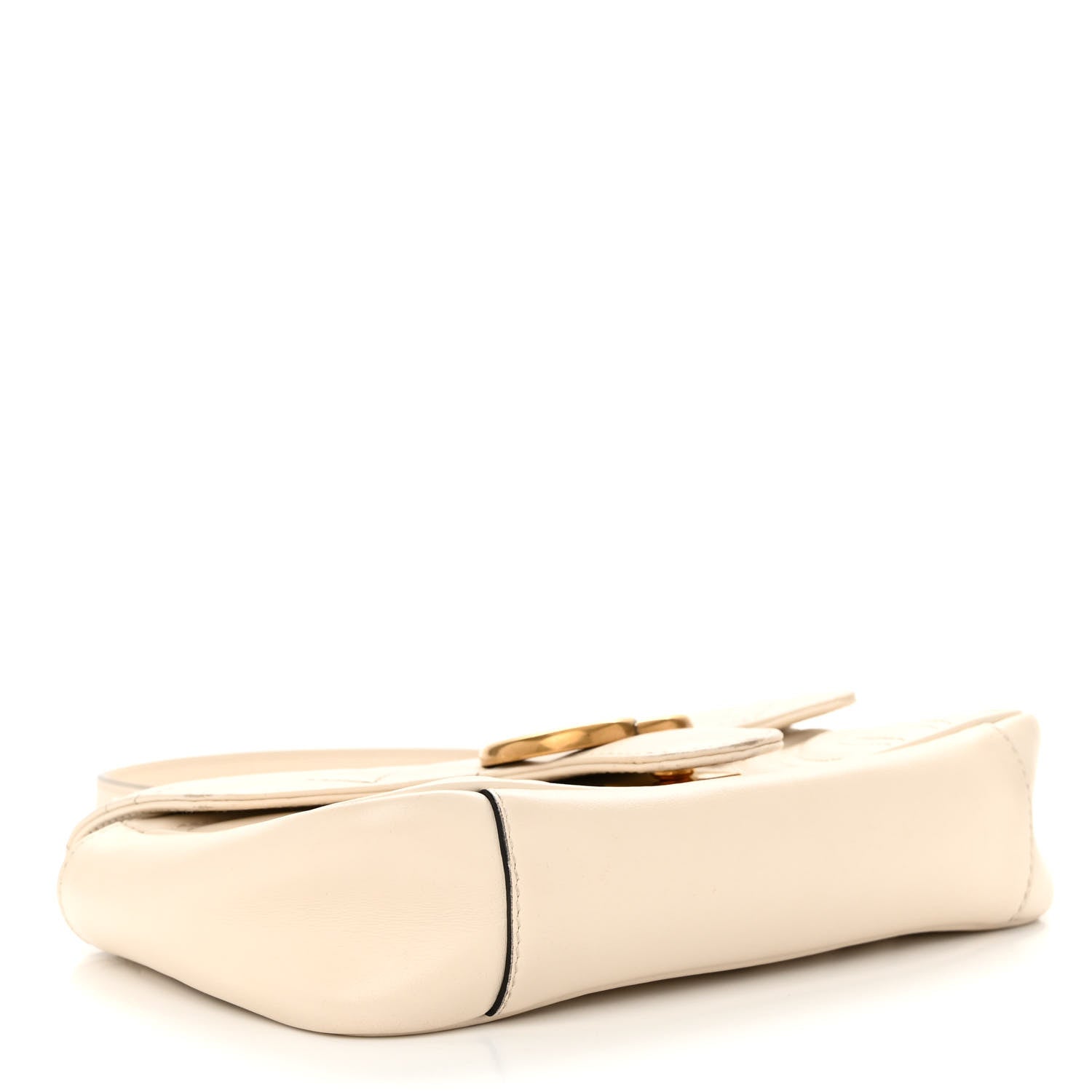 Gucci Calfskin Matelasse Mini GG Marmont Shoulder Bag White 4 of 17