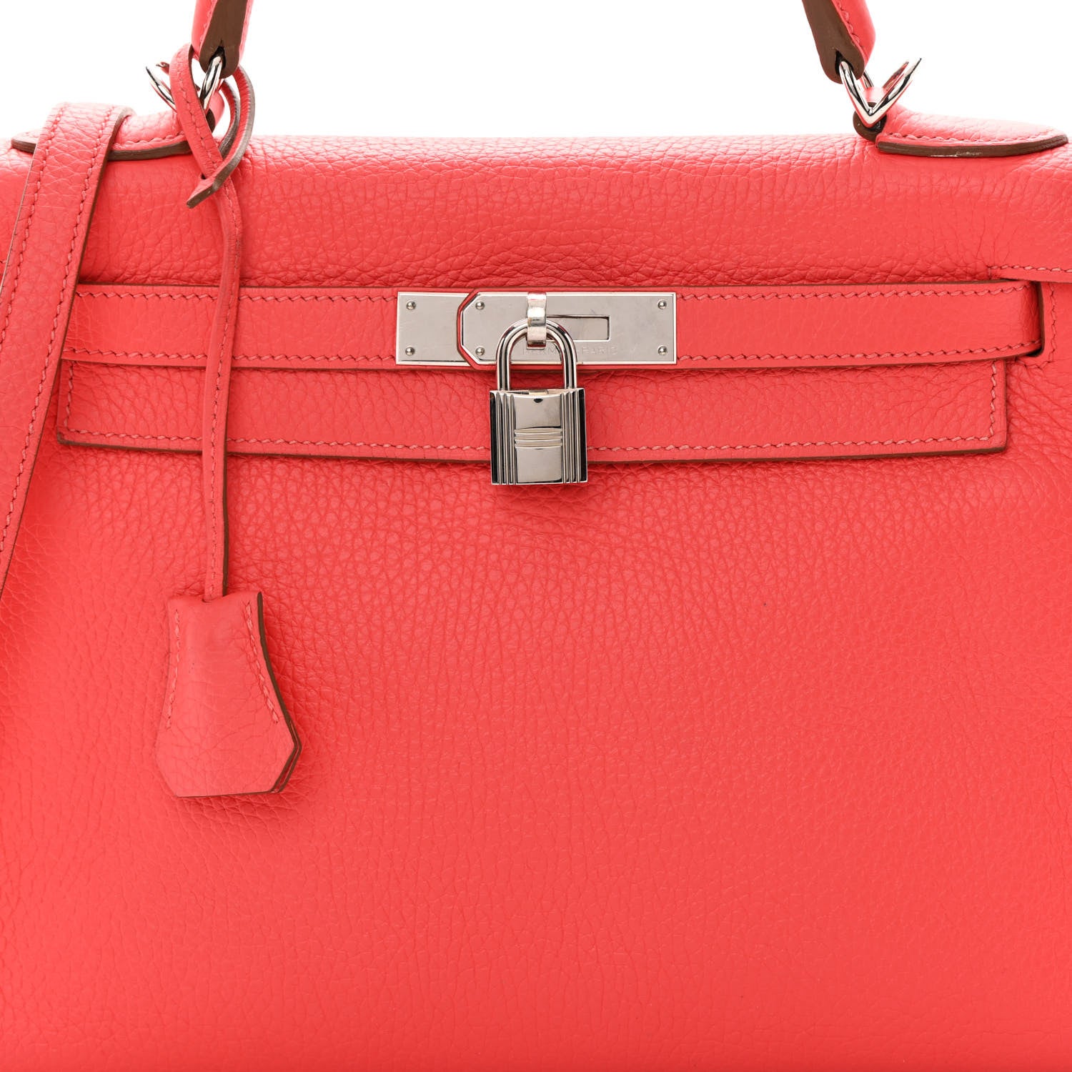 Hermes Taurillon Clemence Kelly Retourne 28 Rose Jaipur 4 of 20