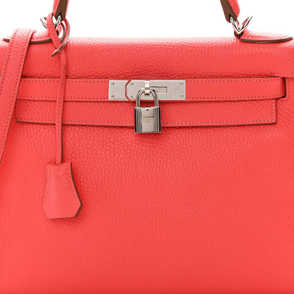 Hermes Taurillon Clemence Kelly Retourne 28 Rose Jaipur 4 of 20