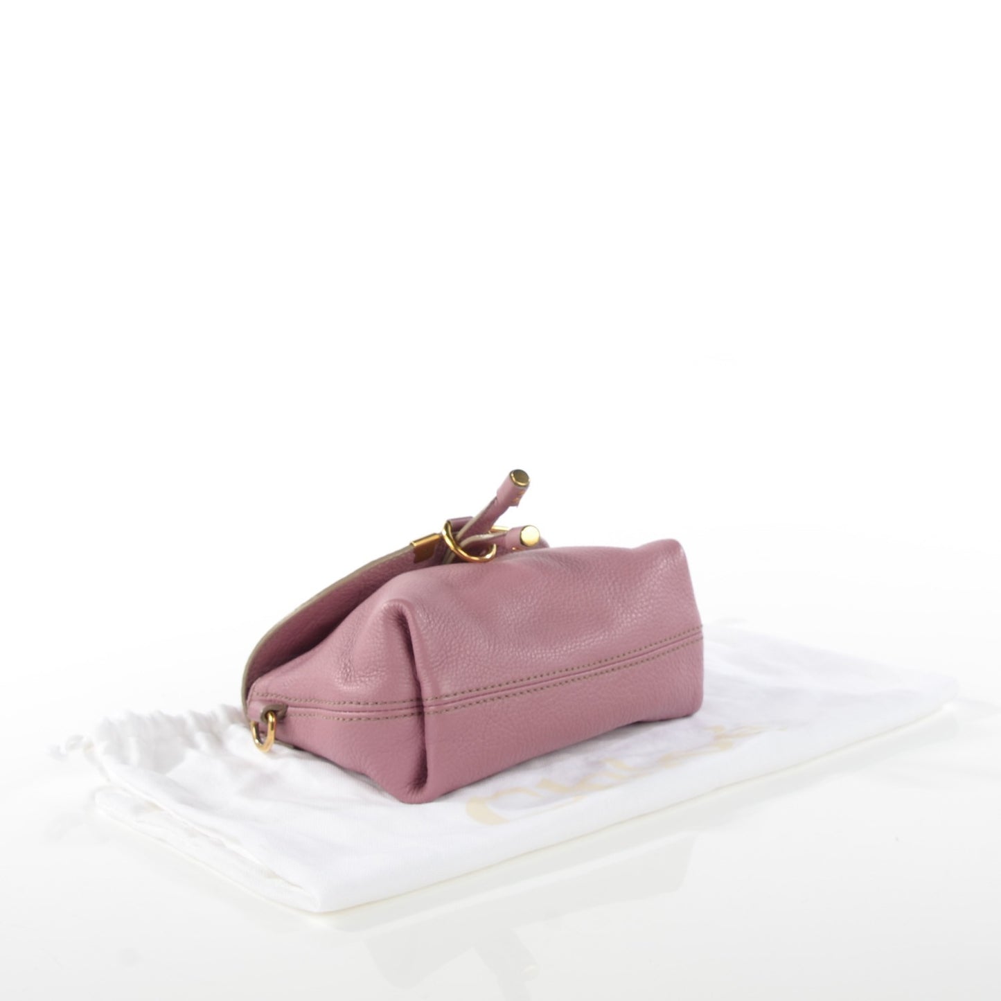 Calfskin Marcie Pochette Crossbody Bag Velvet Mauve
