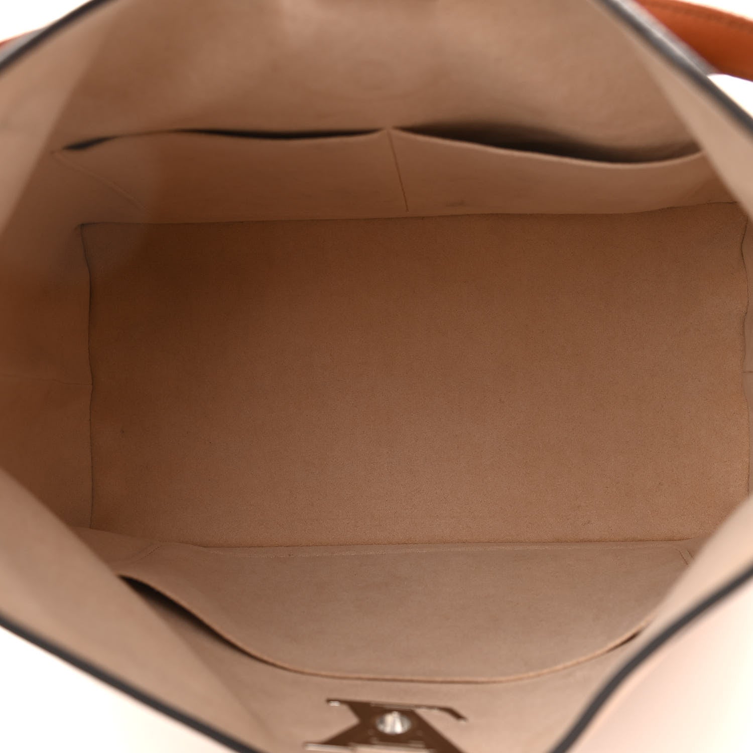Louis Vuitton Calfskin Lockme Hobo Beige 5 of 11