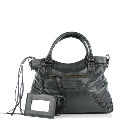 Balenciaga Agneau Classic Hardware Town Gris Fossile 1 of 8