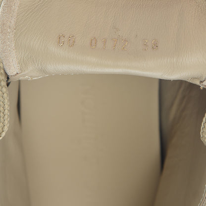 Louis Vuitton Suede Fold Over Sneakers 38 Beige 11 of 14