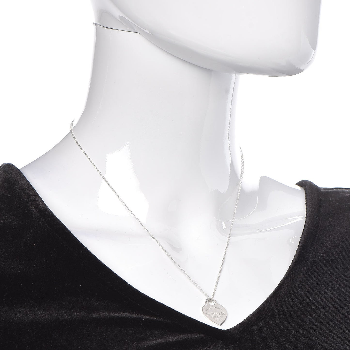 Sterling Silver Small Return to Tiffany Heart Pendant Necklace