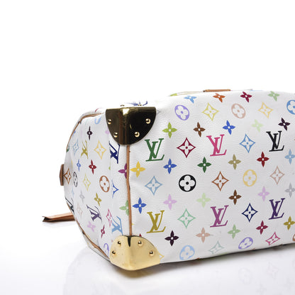 Louis Vuitton Monogram Multicolor Speedy 30 White 5 of 10