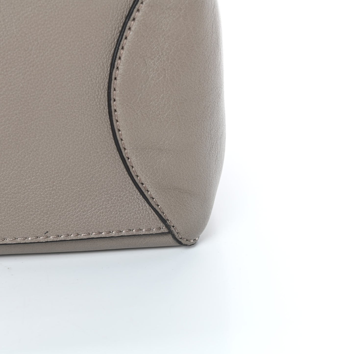 Calfskin Small Faye Day Shoulder Bag Motty Grey