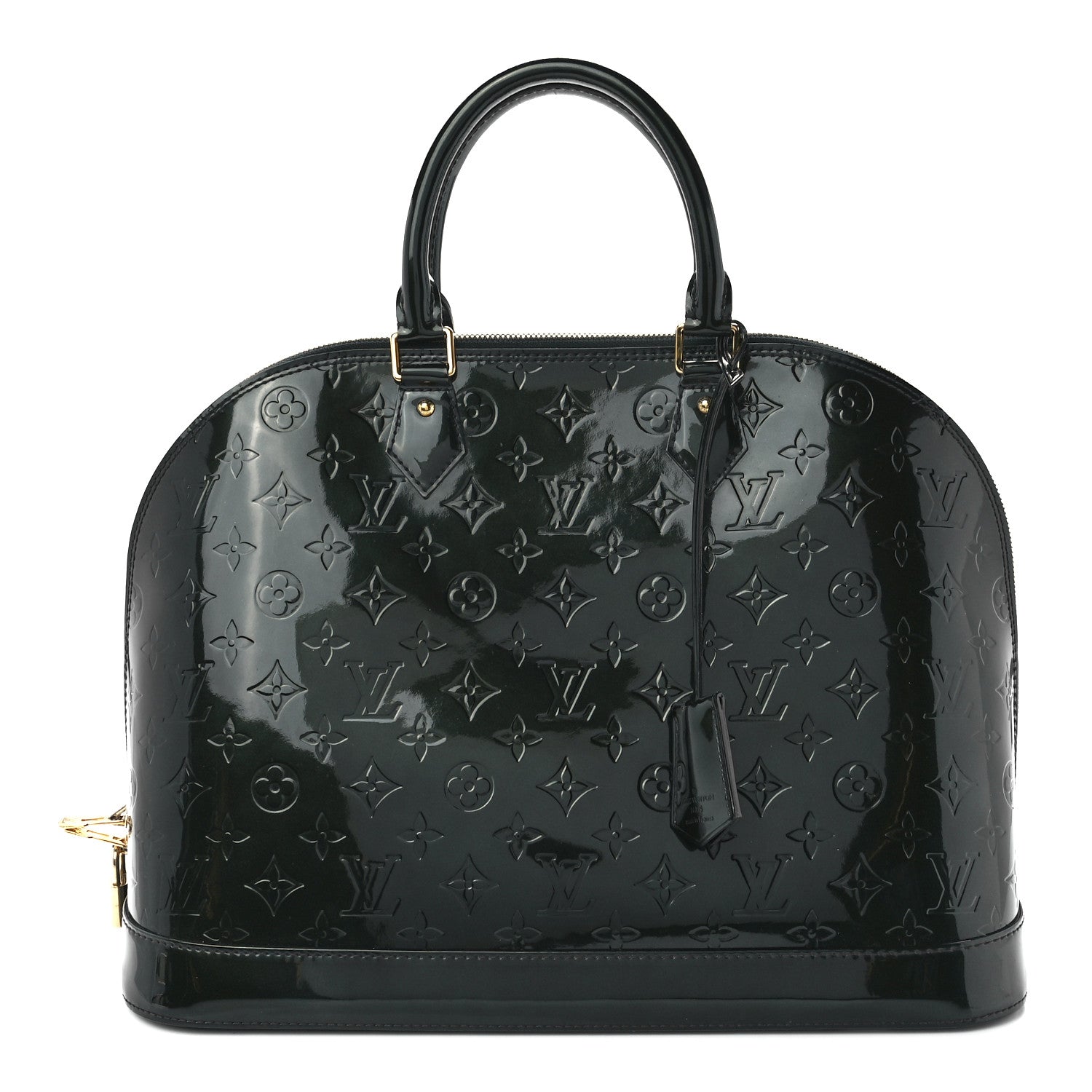 Louis Vuitton Vernis Alma GM Blue Nuit 1 of 13