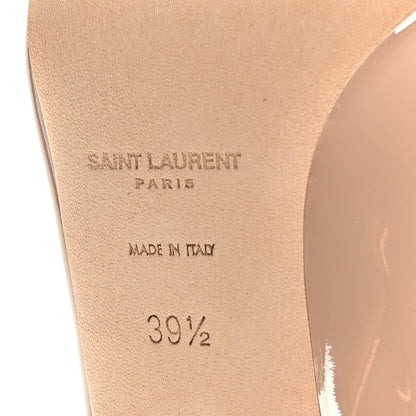 Saint Laurent Patent Calfskin Zoe 105 Pump 39.5 Nude 6 of 8