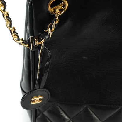 Chanel Lambskin Quilted Shoulder Bag Black 11 of 12