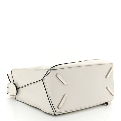 Loewe Grained Calfskin Small Puzzle Bag White 4 of 12