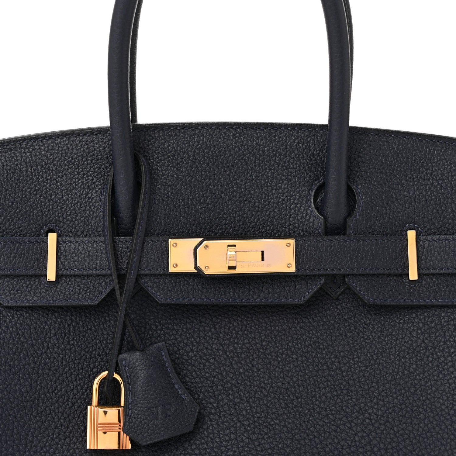 Hermes Togo Birkin 30 Bleu Nuit 8 of 11