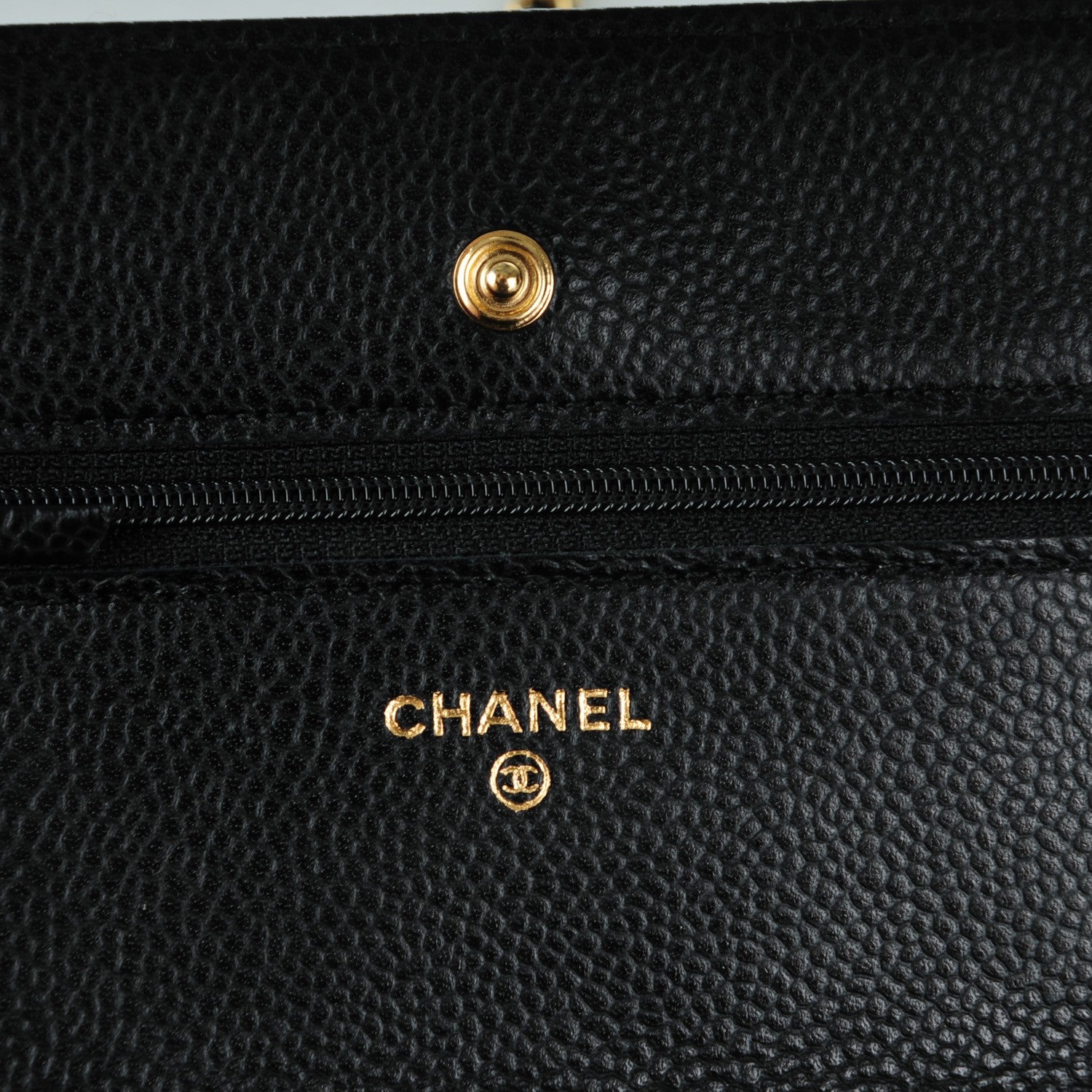 Chanel Caviar Quilted Wallet On Chain WOC Black 6 of 8