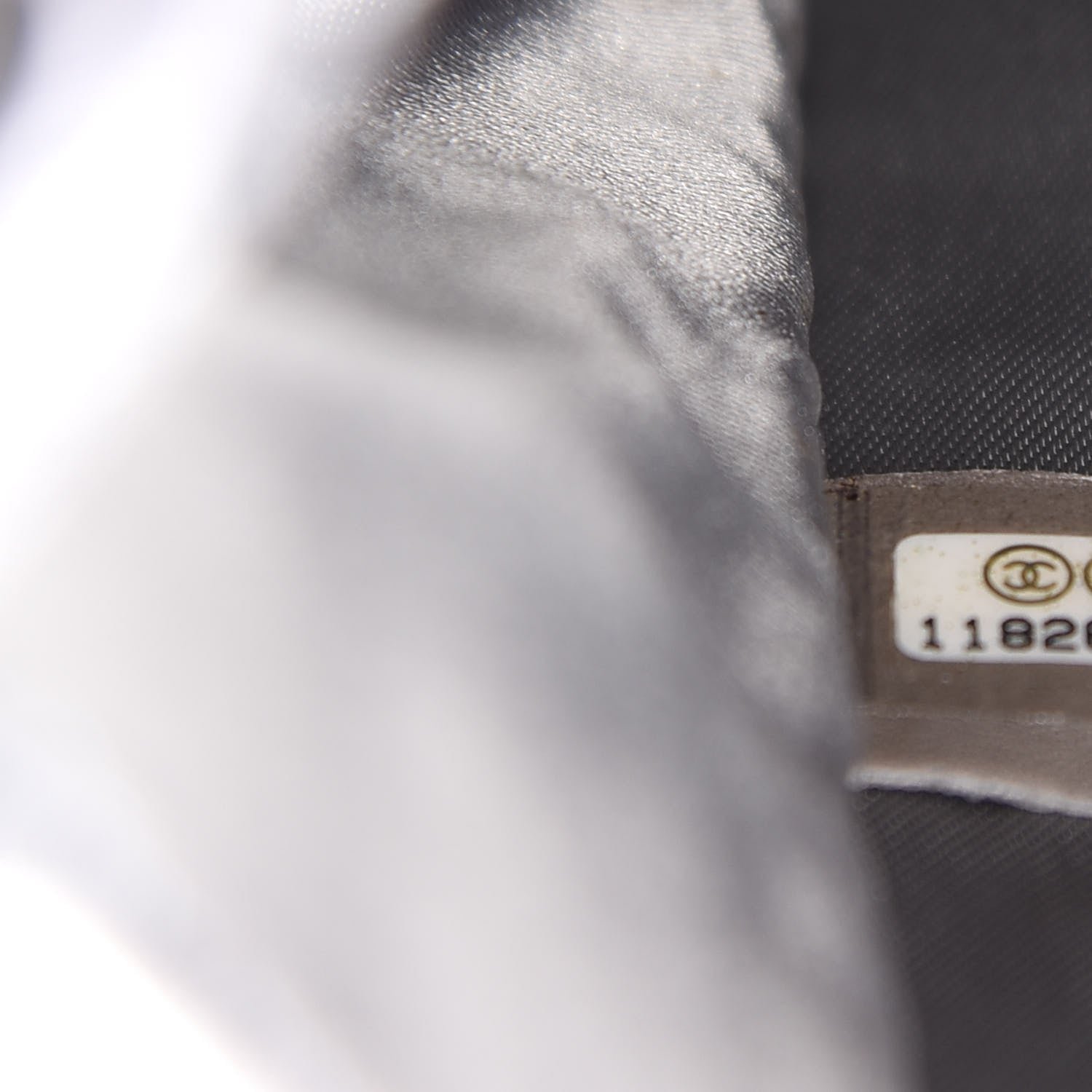 Chanel Vinyl Large Ice Cube Flap Silver 8 of 13