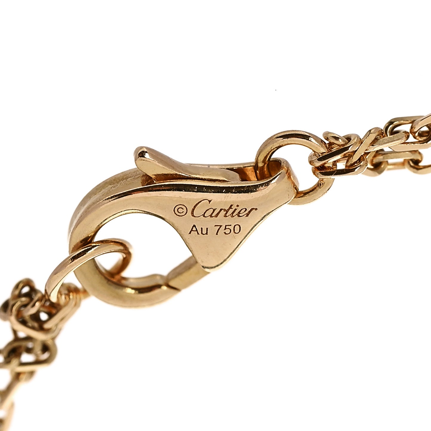 18K Yellow Gold Diamond Love Bracelet