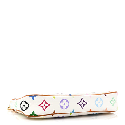 Louis Vuitton Monogram Multicolor Pochette Accessories White 4 of 9