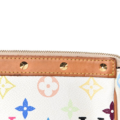 Louis Vuitton Monogram Multicolor Pochette Accessories White 10 of 14