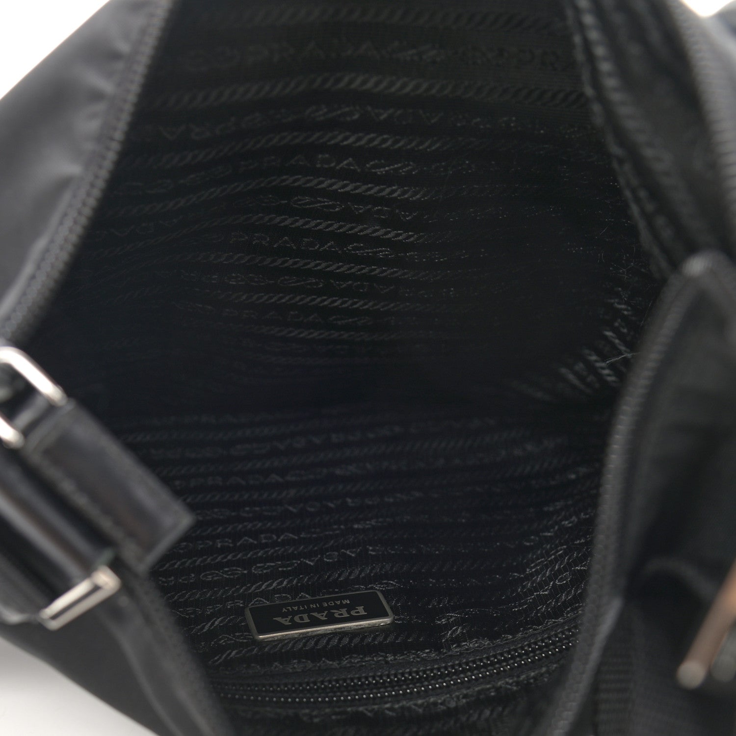 Prada Nylon Tessuto Vela Messenger Bag Black 5 of 12