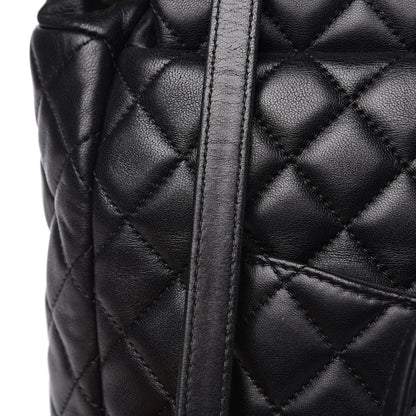 Chanel Lambskin Quilted Large Urban Spirit Backpack Black 13 of 17