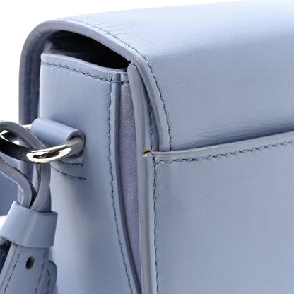 Loro Piana Calfskin Artemis Shoulder Bag Blue 18 of 19