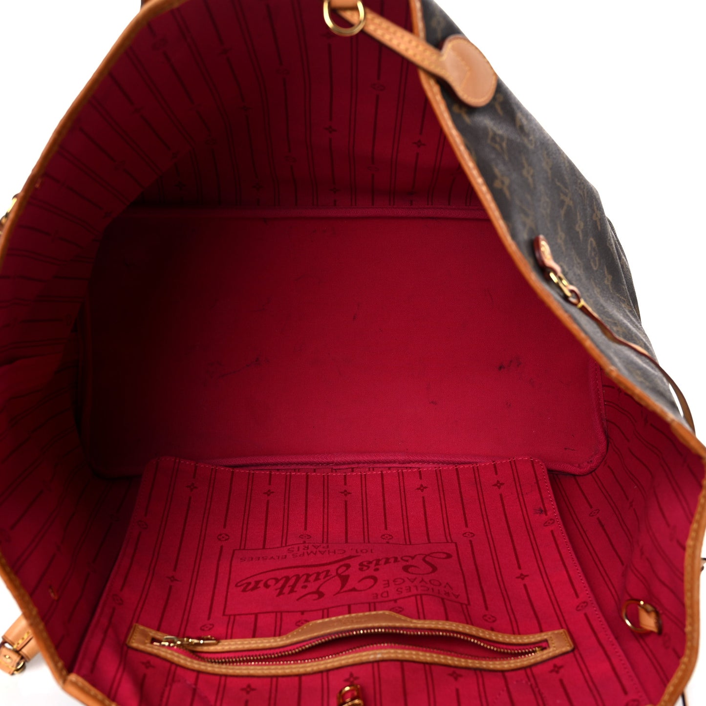 Monogram My LV Heritage Neverfull MM Fuchsia White