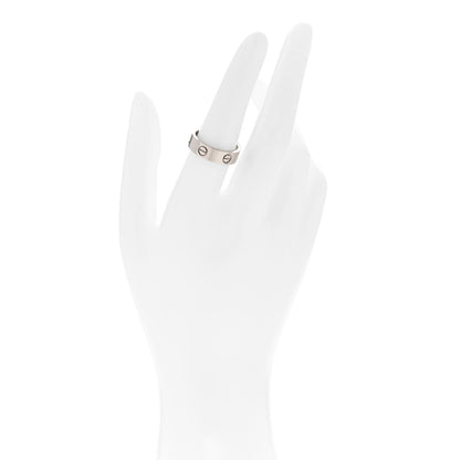Cartier 18K White Gold 5.5mm LOVE Ring 54 7 2 of 4