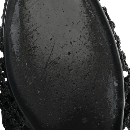 Chanel Braided Lambskin Mule Sandals 39 Black 10 of 11