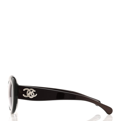 Chanel Acetate Oval CC Sunglasses 5469-B-A Burgundy 3 of 7