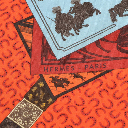 Hermes Cashmere Silk A Cheval Sur Mon Carre Shawl 140 3 of 5