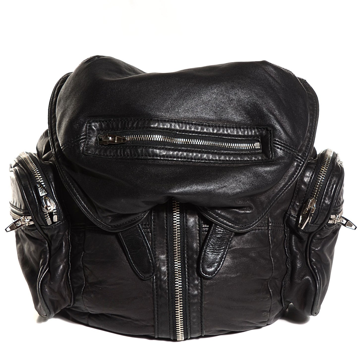 Lambskin Marti Backpack Washed Black Rhodium Hardware