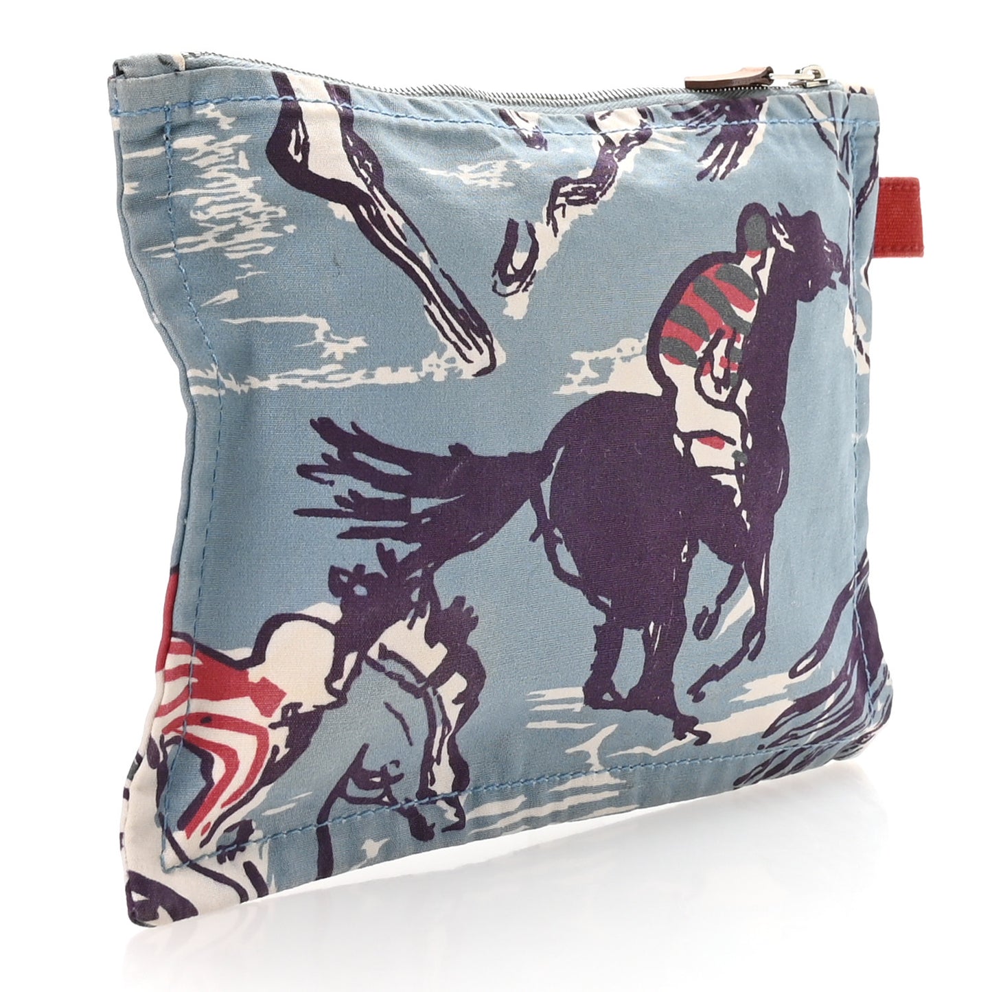 Toile Flat Equateur Trousse PM Bleu Multicolor