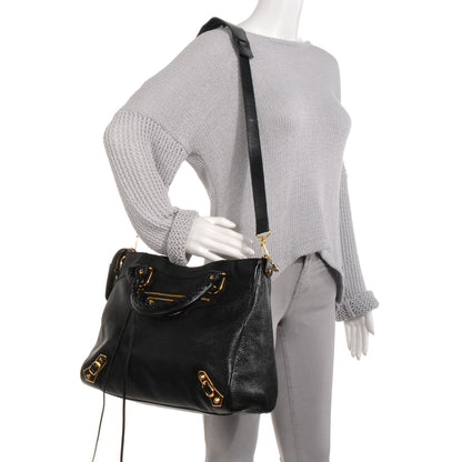 Balenciaga Chevre Metallic Edge Velo Black 2 of 9
