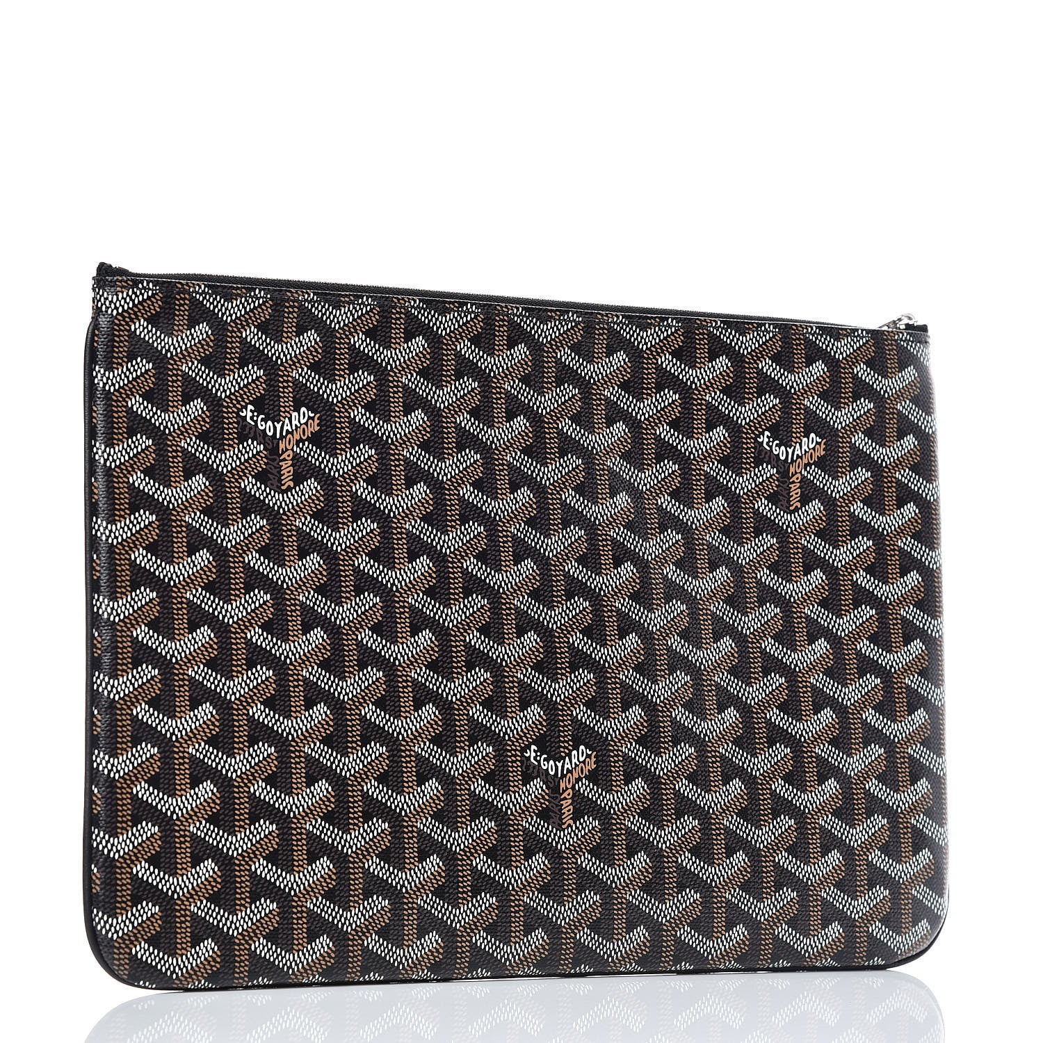 Goyard Goyardine Senat Pochette MM Black 3 of 9
