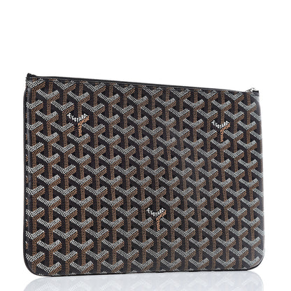 Goyard Goyardine Senat Pochette MM Black 3 of 9
