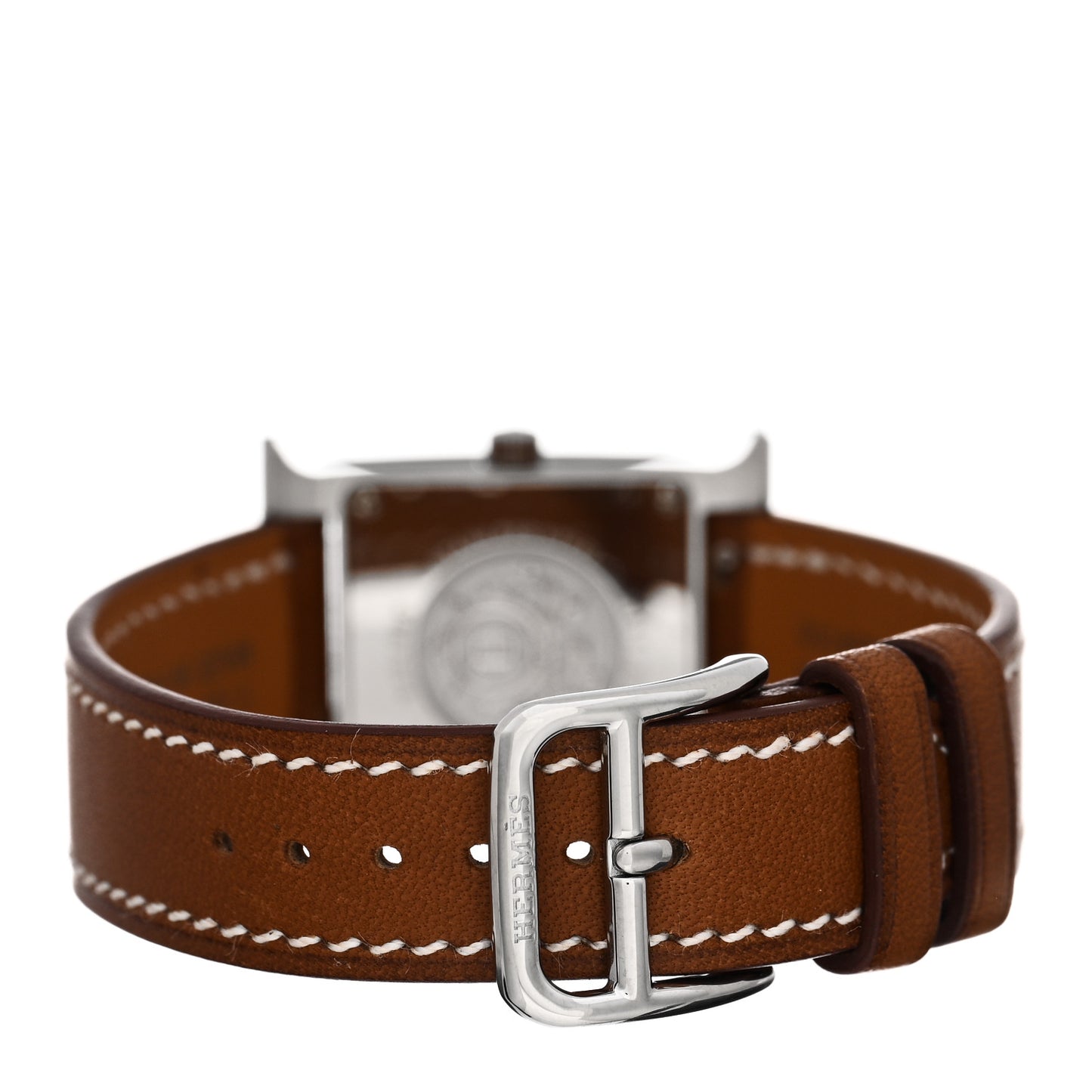Stainless Steel Barenia 21mm Heure H Hour Quartz Watch Fauve