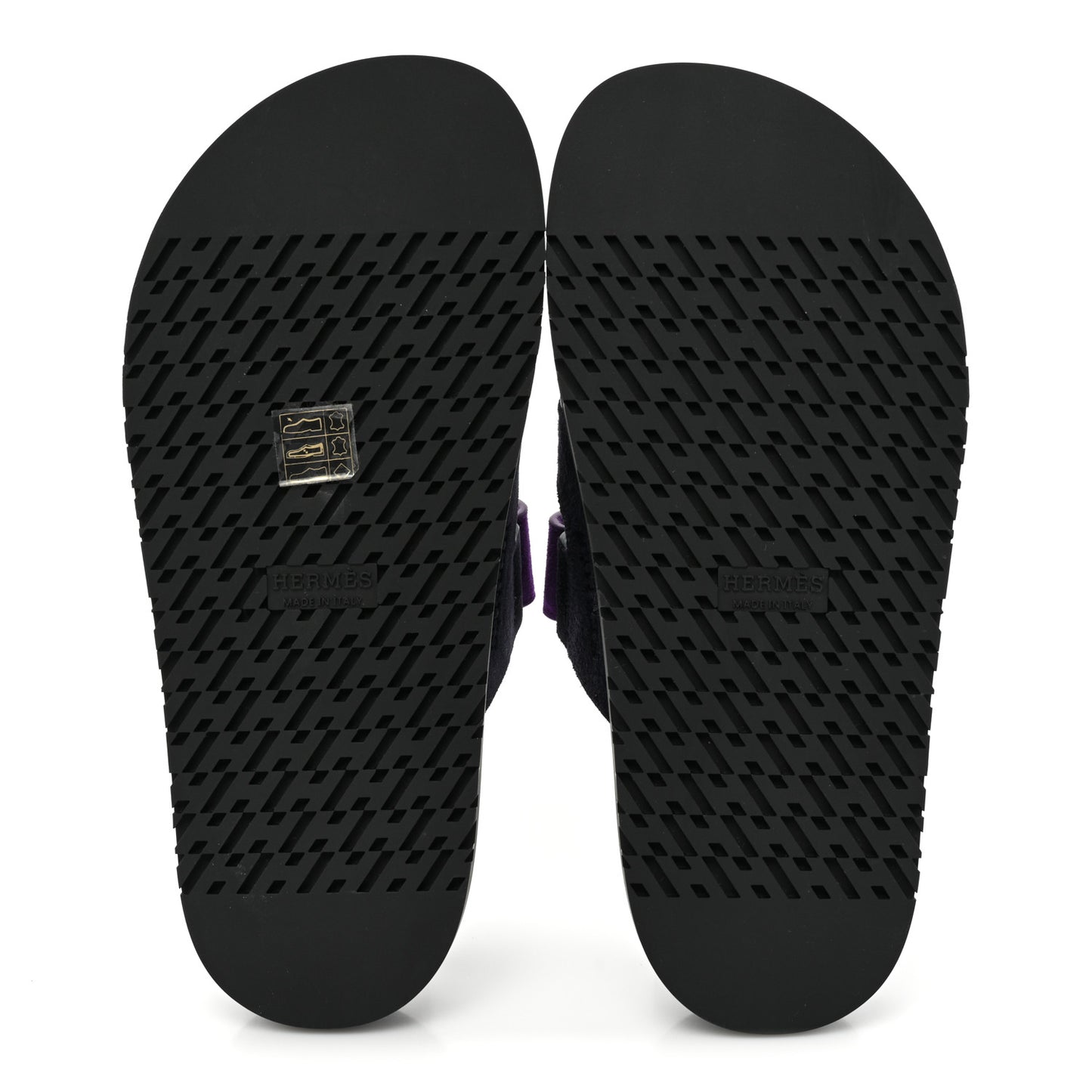 Suede Goatskin Womens Chypre Sandals 36 Marine Violet Majorette